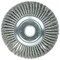 Weiler 12" Standard Twist Knot Wire Wheel .016" Steel Fill 2" Arbor Hole 9530 - alternate 1